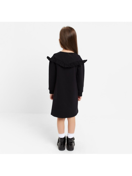Платье для девочки KAFTAN: Basic line, чёрное, рост 98-104 см