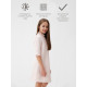 Платье нарядное для девочки MINAKU: PartyDress с воротником, розовое, рост 116-122 см
