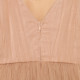 Платье нарядное для девочки KAFTAN, бежевое, размер 28 (86-92 см)