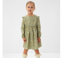 Платье для девочки MINAKU: Cotton collection, цвет фисташковый, рост 86-92 см