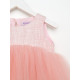 Платье нарядное для девочки MINAKU: PartyDress, розовое, рост 116 см