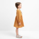 Платье для девочки KAFTAN «Муслин» с длинным рукавом, горчичное, рост 80-86 см