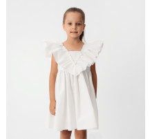 Платье для девочки KAFTAN «Бабочка», белое, рост 110-116 см