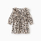 Платье для девочки KAFTAN: Trendy с рюшами, бежевое, рост 122-128 см