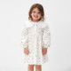 Платье для девочки KAFTAN с воротником, белое, рост 122-128 см