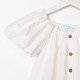 Платье для девочки KAFTAN: Cute, белое, размер 30 (98-104 см)