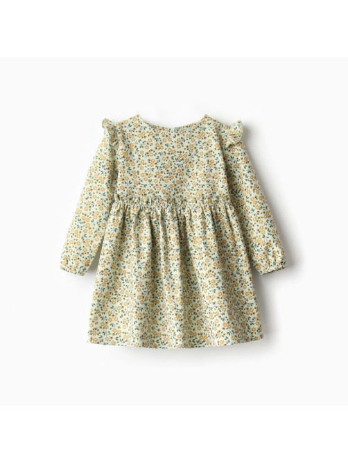 Платье для девочки MINAKU: Cotton collection, цвет фисташковый, рост 92-98 см
