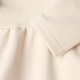 Платье с рюшами для девочки KAFTAN: Basic line, цвет кремовый, рост 98-104 см