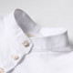 Платье для девочки MINAKU: Cotton collection на пуговицах, белое, рост 122 см