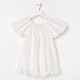 Платье для девочки KAFTAN: Cute, белое, размер 32 (110-116 см)