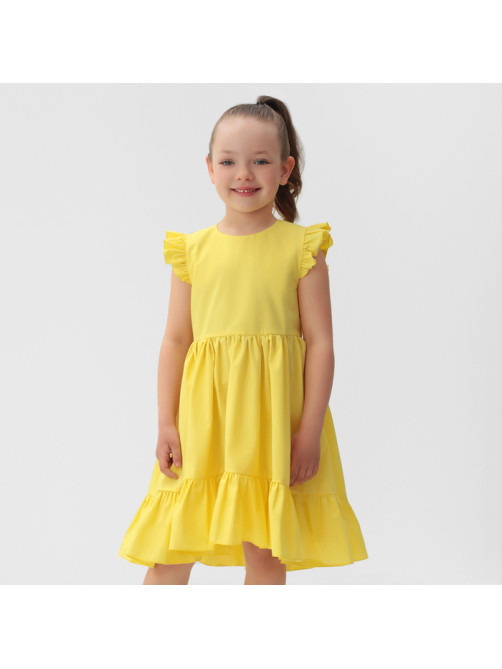 Платье для девочки KAFTAN: Princess, жёлтое, размер 32 (110-116 см)