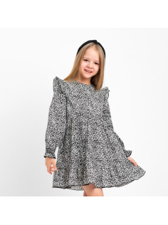 Платье для девочки KAFTAN «Леопард», размер 32 (110-116 см)