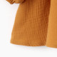 Платье для девочки KAFTAN «Муслин» с длинным рукавом, горчичное, рост 80-86 см