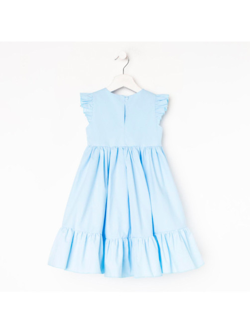 Платье для девочки KAFTAN: Princess, голубое, размер 30 (98-104 см)