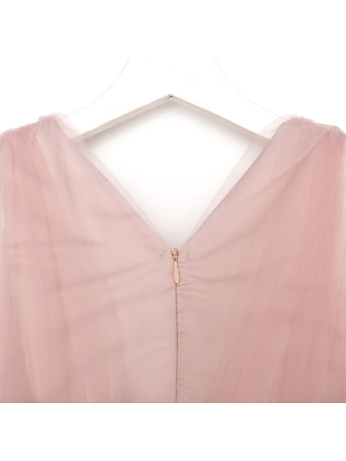 Платье нарядное для девочки KAFTAN, пыльно-розовое, рост 98-104 см
