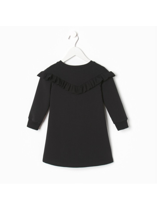 Платье для девочки KAFTAN: Basic line, чёрное, рост 98-104 см