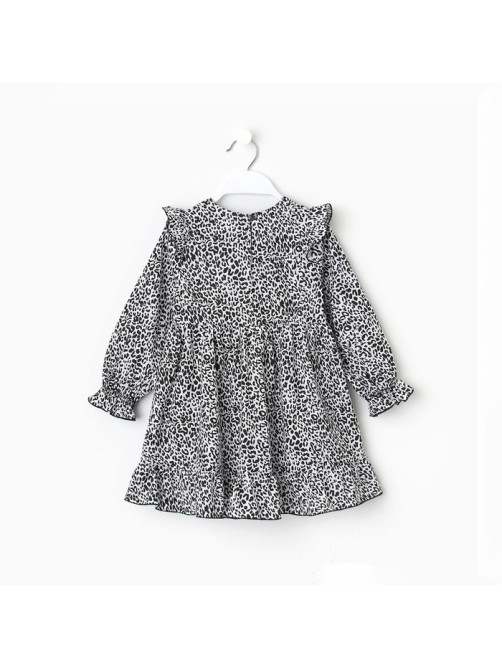 Платье для девочки KAFTAN «Леопард», размер 32 (110-116 см)
