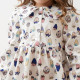 Платье для девочки KAFTAN «Ягоды» с воротником, белое, рост 86-92 см