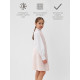 Платье нарядное для девочки MINAKU: PartyDress, прямое, розовое, рост 146-152 см