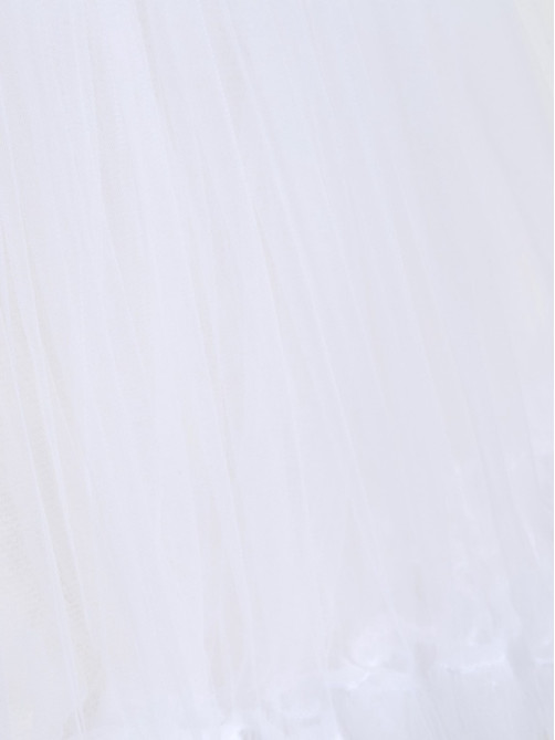 Платье нарядное для девочки MINAKU: PartyDress, белое, рост 110 см