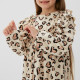 Платье для девочки KAFTAN: Leo love с рукавами, бежевое, рост 98-104 см