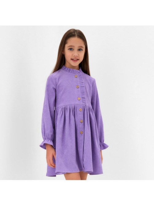 Платье для девочки MINAKU: Casual Collection, фиолетовое, рост 104-110 см