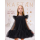 Платье нарядное для девочки KAFTAN с пышной юбкой, чёрное, рост 86-92 см