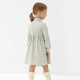 Платье однотонное для девочки MINAKU: Cotton collection, цвет фисташковый, рост 116-122 см