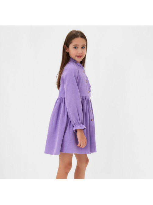 Платье для девочки MINAKU: Casual Collection, фиолетовое, рост 98-104 см