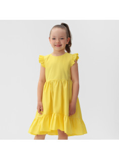 Платье для девочки KAFTAN: Princess, жёлтое, размер 34 (122-128 см)