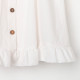 Платье для девочки KAFTAN: Cute, белое, размер 30 (98-104 см)