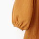 Платье для девочки KAFTAN «Муслин» с длинным рукавом, горчичное, рост 80-86 см