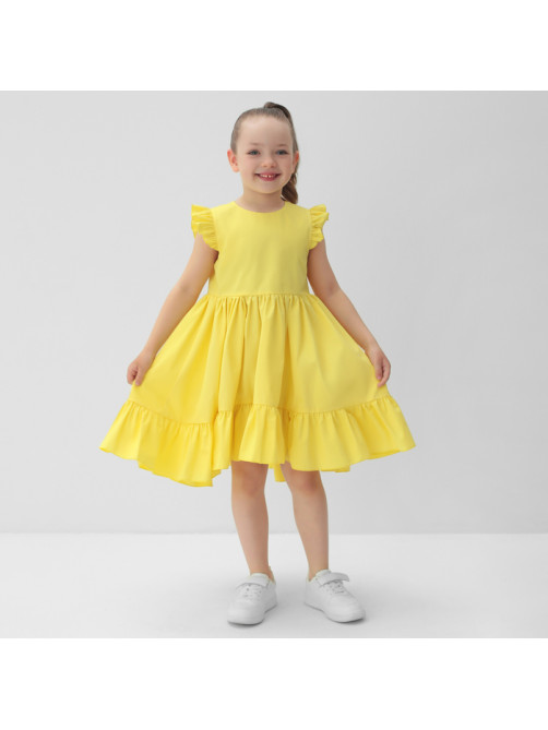 Платье для девочки KAFTAN: Princess, жёлтое, размер 32 (110-116 см)