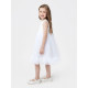 Платье нарядное для девочки MINAKU: PartyDress, белое, рост 110 см