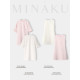 Платье нарядное для девочки MINAKU: PartyDress, прямое, белое, рост 116-122 см