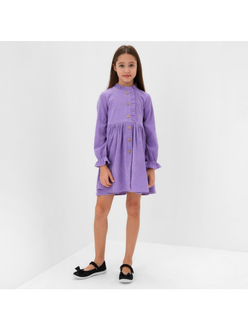 Платье для девочки MINAKU: Casual Collection, фиолетовое, рост 110-116 см