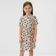 Платье для девочки KAFTAN: Leo love, бежевое, рост 98-104 см