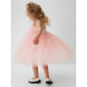 Платье нарядное для девочки MINAKU: PartyDress, розовое, рост 110 см