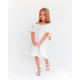 Платье для девочки KAFTAN: Cute, белое, размер 30 (98-104 см)