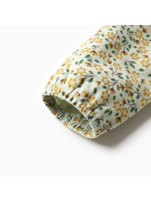 Платье для девочки MINAKU: Cotton collection, цвет фисташковый, рост 92-98 см