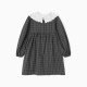 Платье с воротником для девочки KAFTAN: School collection, чёрное, размер 34 (122-128 см)