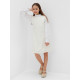 Платье нарядное для девочки MINAKU: PartyDress, прямое, белое, рост 128-134 см