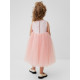 Платье нарядное для девочки MINAKU: PartyDress, розовое, рост 98 см