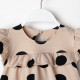 Платье для девочки KAFTAN: Kitten, бежевое, размер 32 (110-116 см)