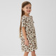 Платье для девочки KAFTAN: Leo love, бежевое, рост 98-104 см