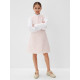 Платье нарядное для девочки MINAKU: PartyDress, прямое, розовое, рост 122-128 см