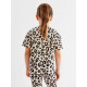 Футболка для девочки укороченная KAFTAN: Trendy, бежевая, размер 30 (98-104 см)