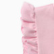 Футболка для девочки с рюшами MINAKU: Basic line, розовая, рост 134 см