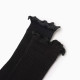 Гольфы для девочки «Крошка Я» BASIC LINE, набор 2 пары, розовые, чёрные, размер 10-12 см (9-12 мес.)