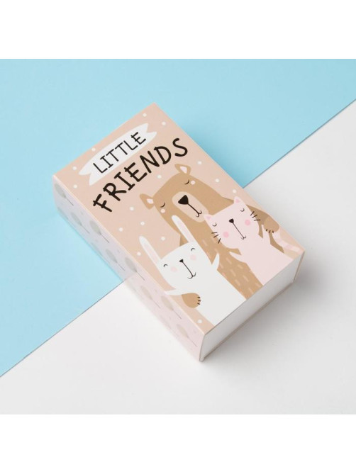 Носки детские «Крошка Я» Friends, набор 4 пары, 8-10 см